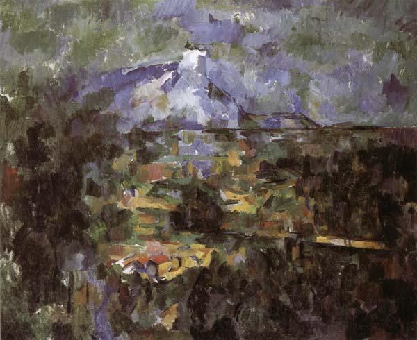 Paul Cezanne Mont Sainte-Victoire,Seen from Les Lauves Norge oil painting art